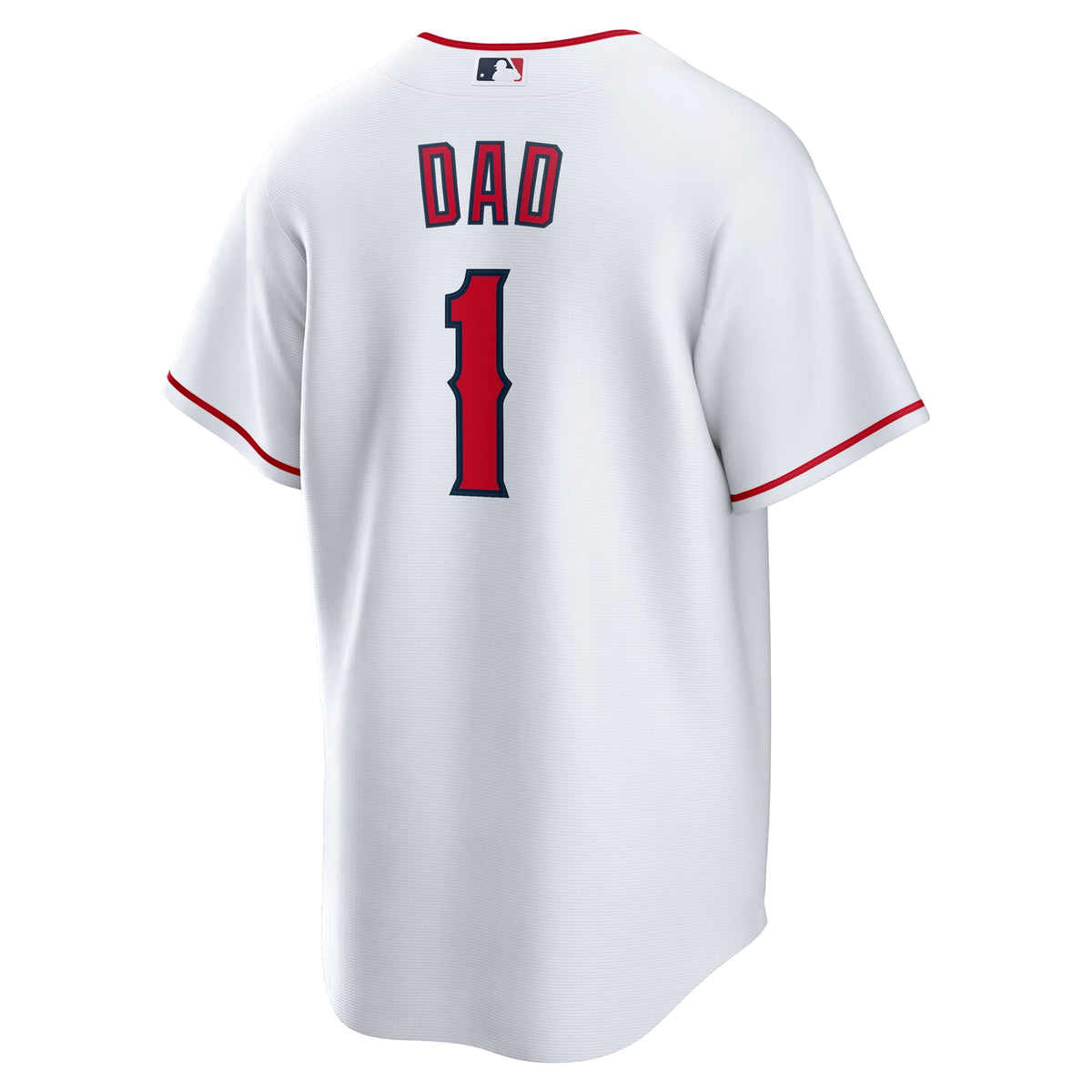 Los Angeles Angels Nike White #1 Dad Home Replica Jersey