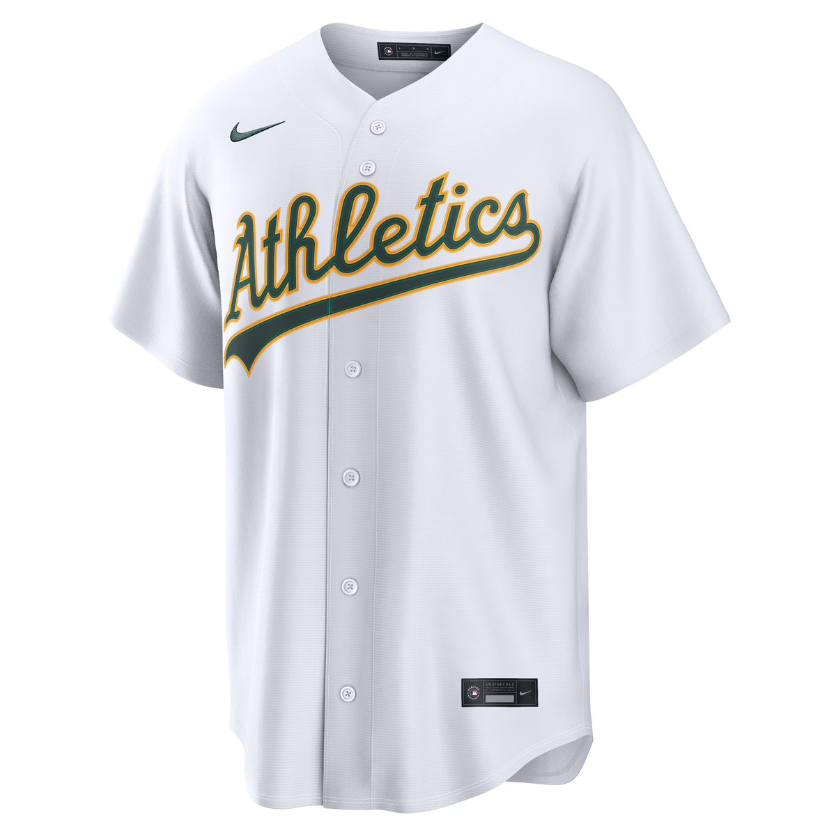 Athletics Nick Kurtz Nike White Home Replica Jersey