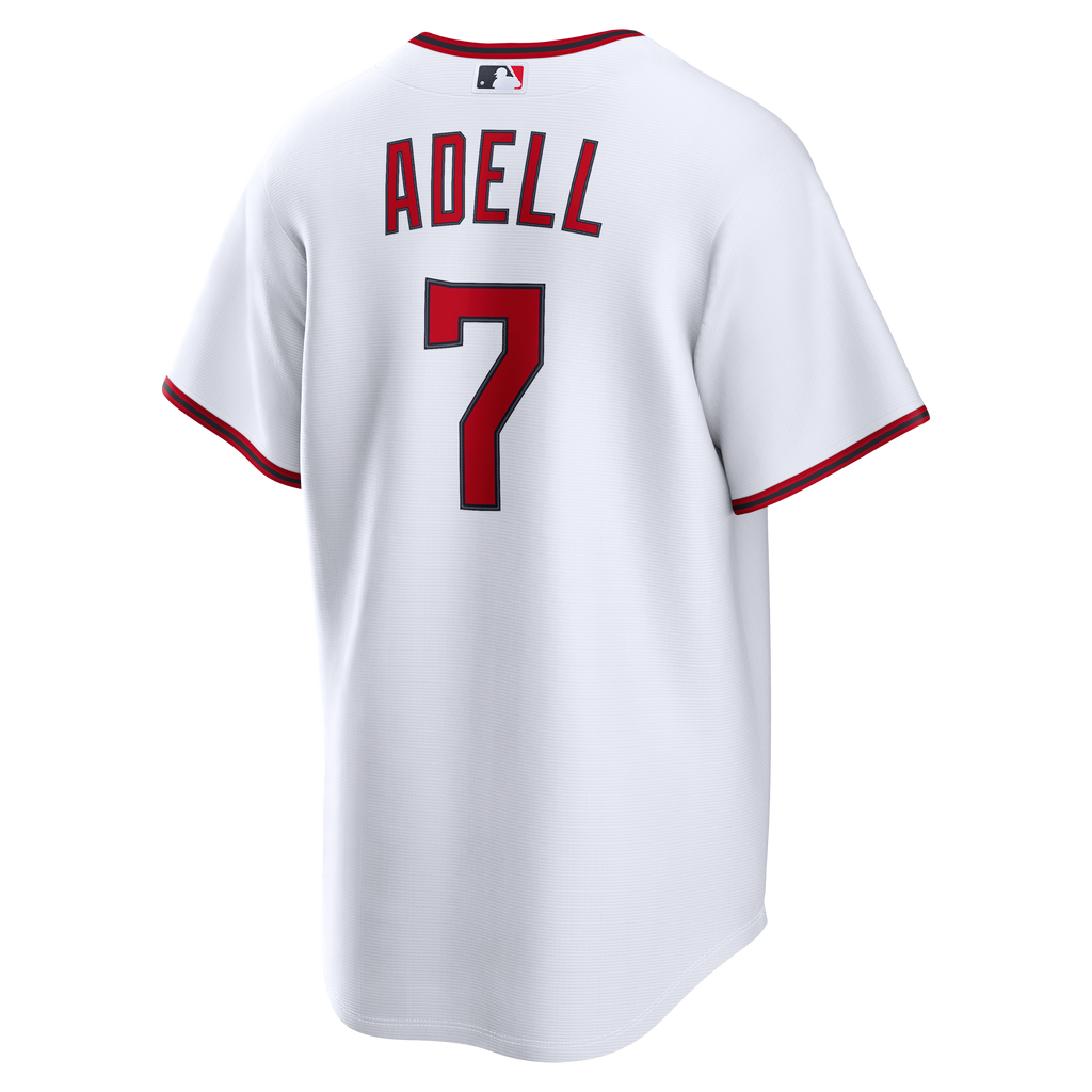 Cleveland Guardians Jo Adell Nike White Home Replica Jersey