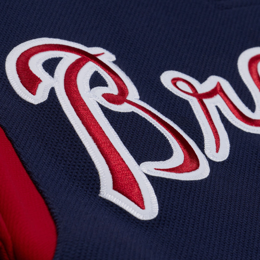 Atlanta Braves Andruw Jones Mitchell & Ness Navy Authentic Batting Practice Jersey