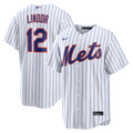New York Mets Francisco Lindor Nike White Home Replica Jersey
