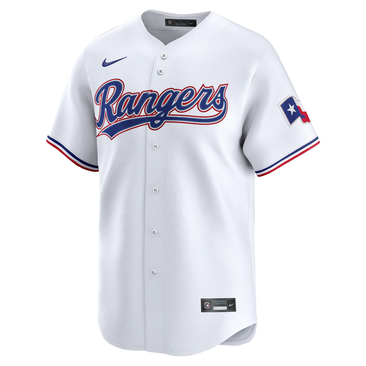 Texas Rangers Nike White Home Limited Jersey