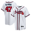 Atlanta Braves Tom Glavine Nike White Home Retired Player Replica Jersey