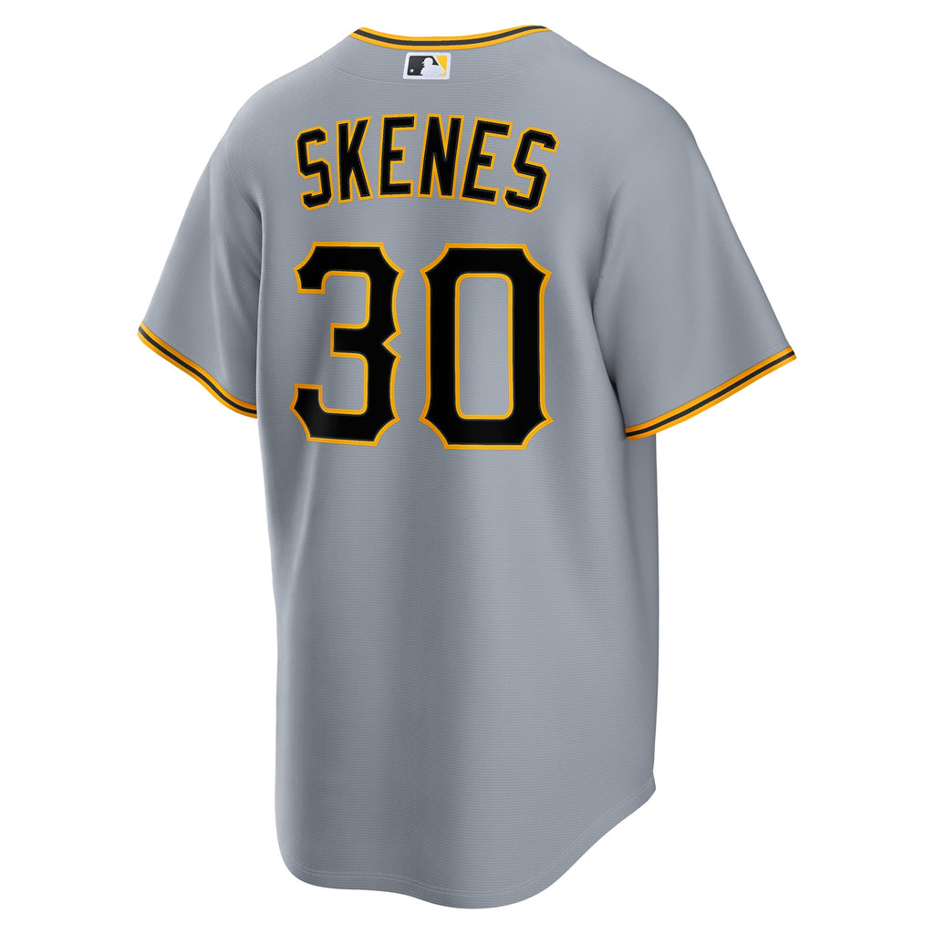 Pittsburgh Pirates Paul Skenes Nike Gray Road Replica Jersey
