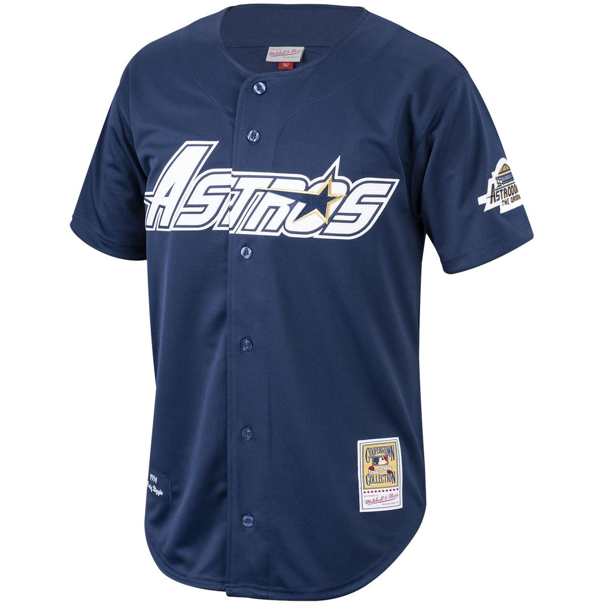Houston Astros Craig Biggio Mitchell & Ness Navy Cooperstown Collection 1994 Authentic Jersey