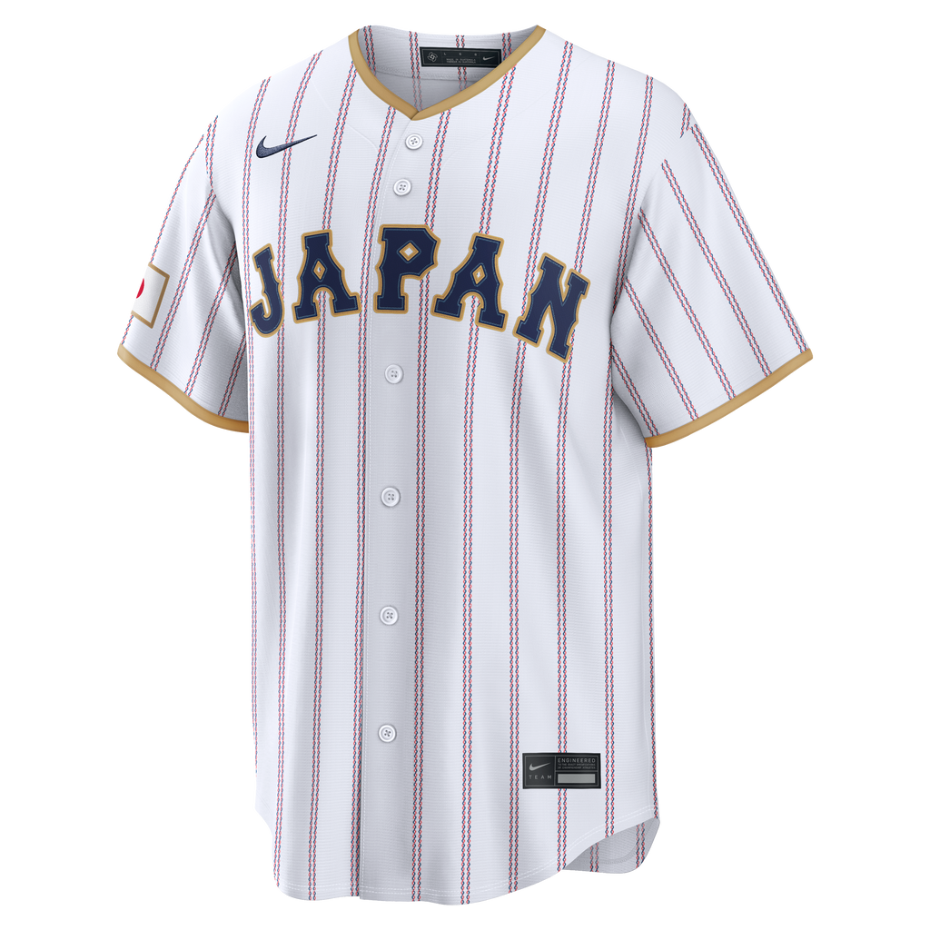 Japan Baseball Yoshinobu Yamamoto Nike White 2026 World Baseball Classic Home Stadium Jersey