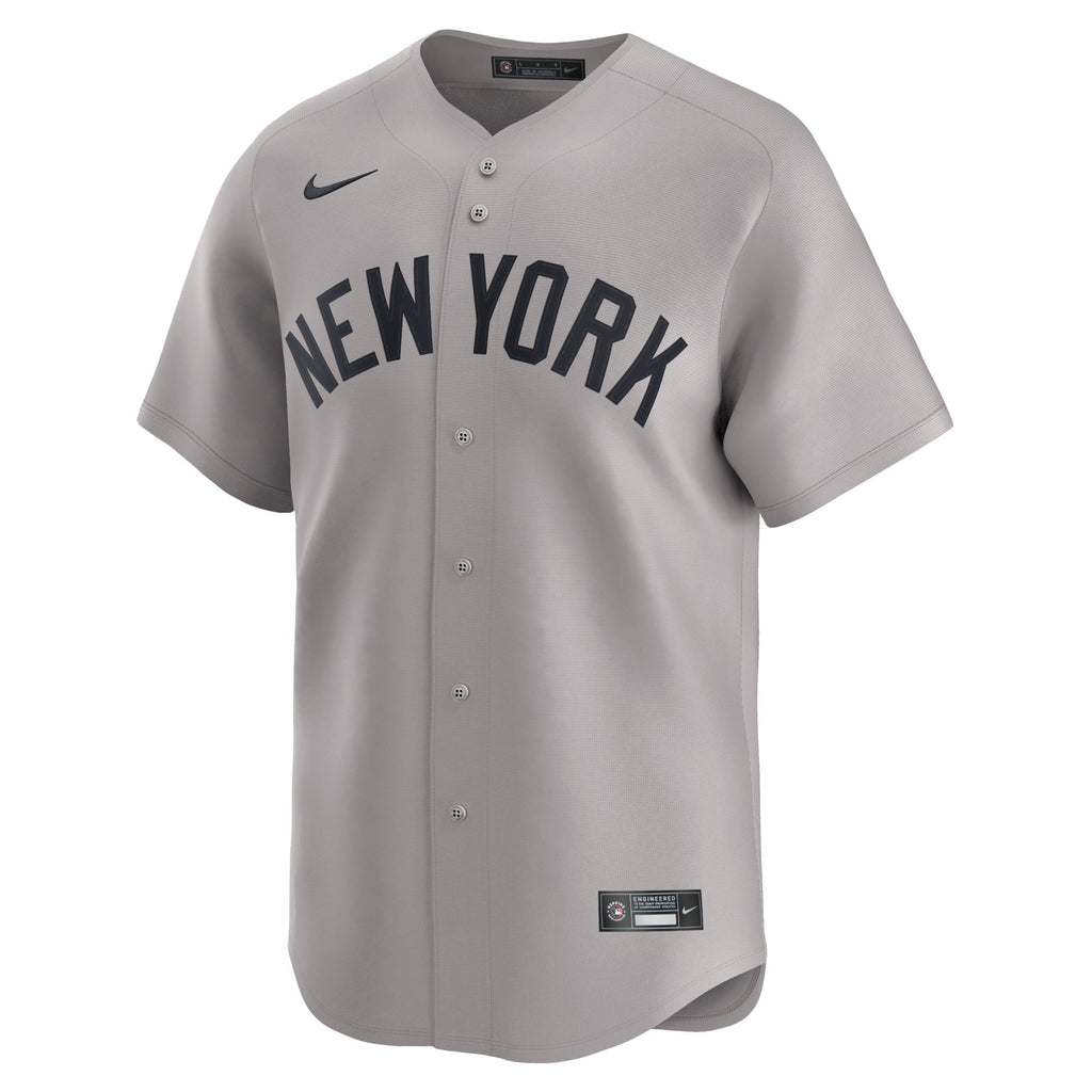 New York Yankees Anthony Volpe Nike Gray Away Limited Player Jersey