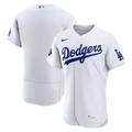 Los Angeles Dodgers Nike White Home Sponsor Patch Authentic Jersey