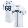 Seattle Mariners George Kirby Nike White Home 50th Season Authentic Jersey