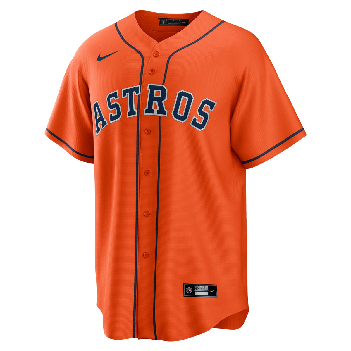 Houston Astros Nike White Home Replica Team Jersey