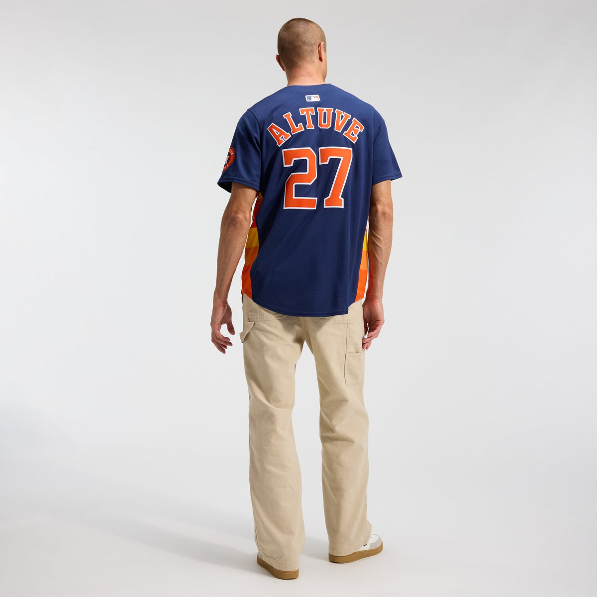 Houston Astros Jose Altuve Nike Navy Alternate Limited Player Jersey