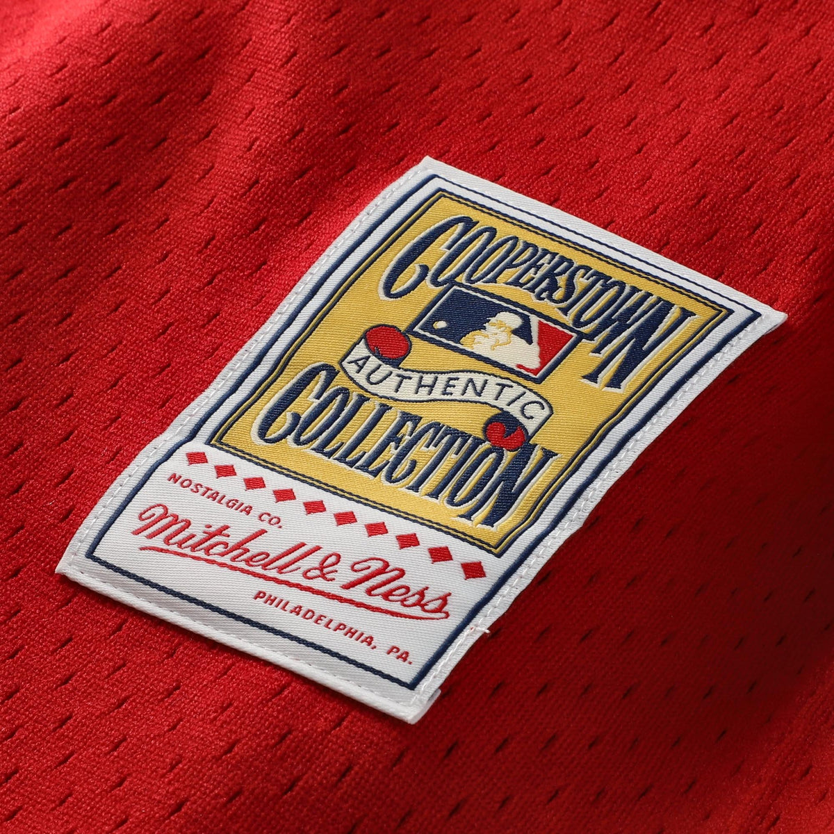 Cincinnati Reds Johnny Bench Mitchell & Ness Red Cooperstown Collection Big & Tall Mesh Batting Practice Jersey