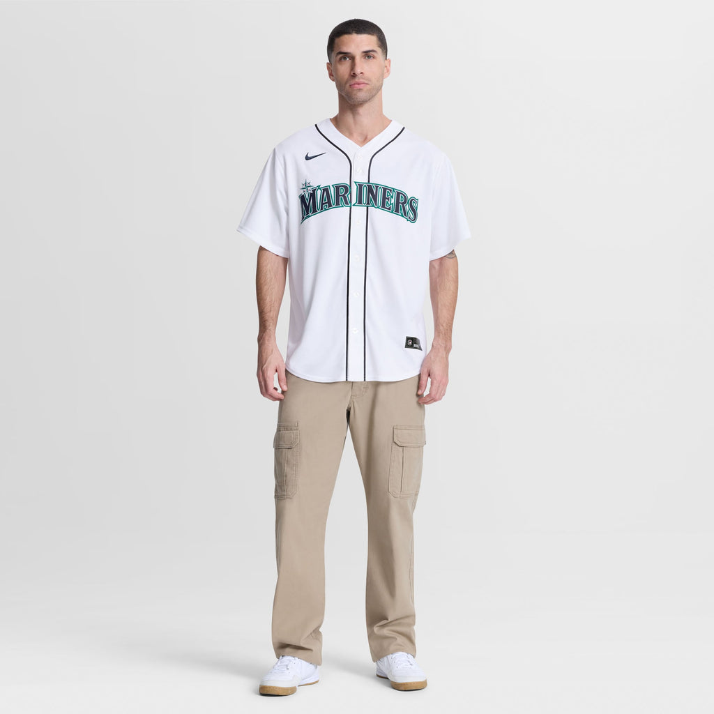 Seattle Mariners Andrés Muñoz Nike White Home Replica Jersey