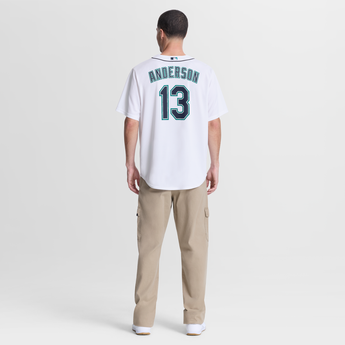 Seattle Mariners Kade Anderson Nike White Home Replica Jersey