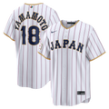 Japan Baseball Yoshinobu Yamamoto Nike White 2026 World Baseball Classic Home Stadium Jersey