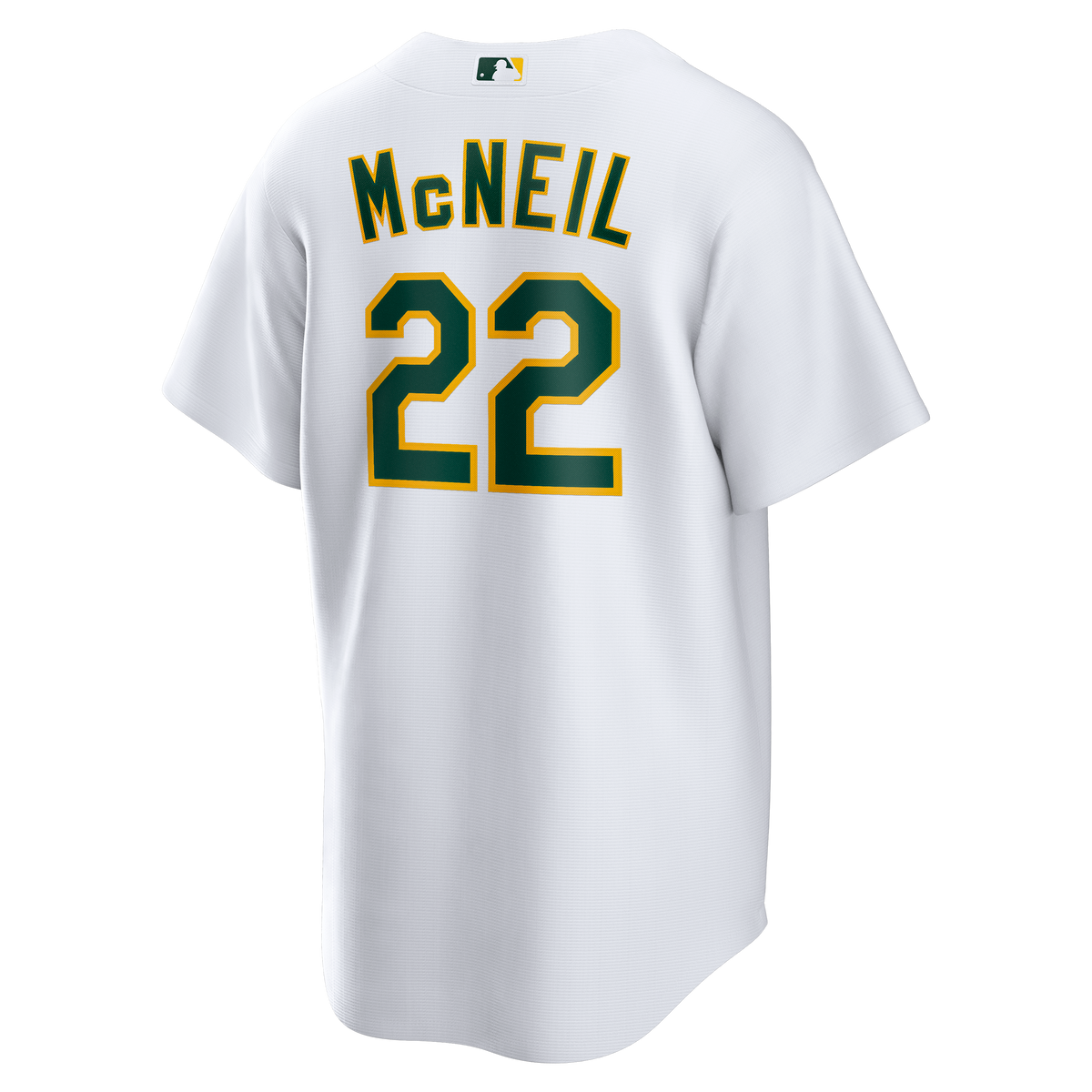 Athletics Jeff McNeil Nike White Home Replica Jersey
