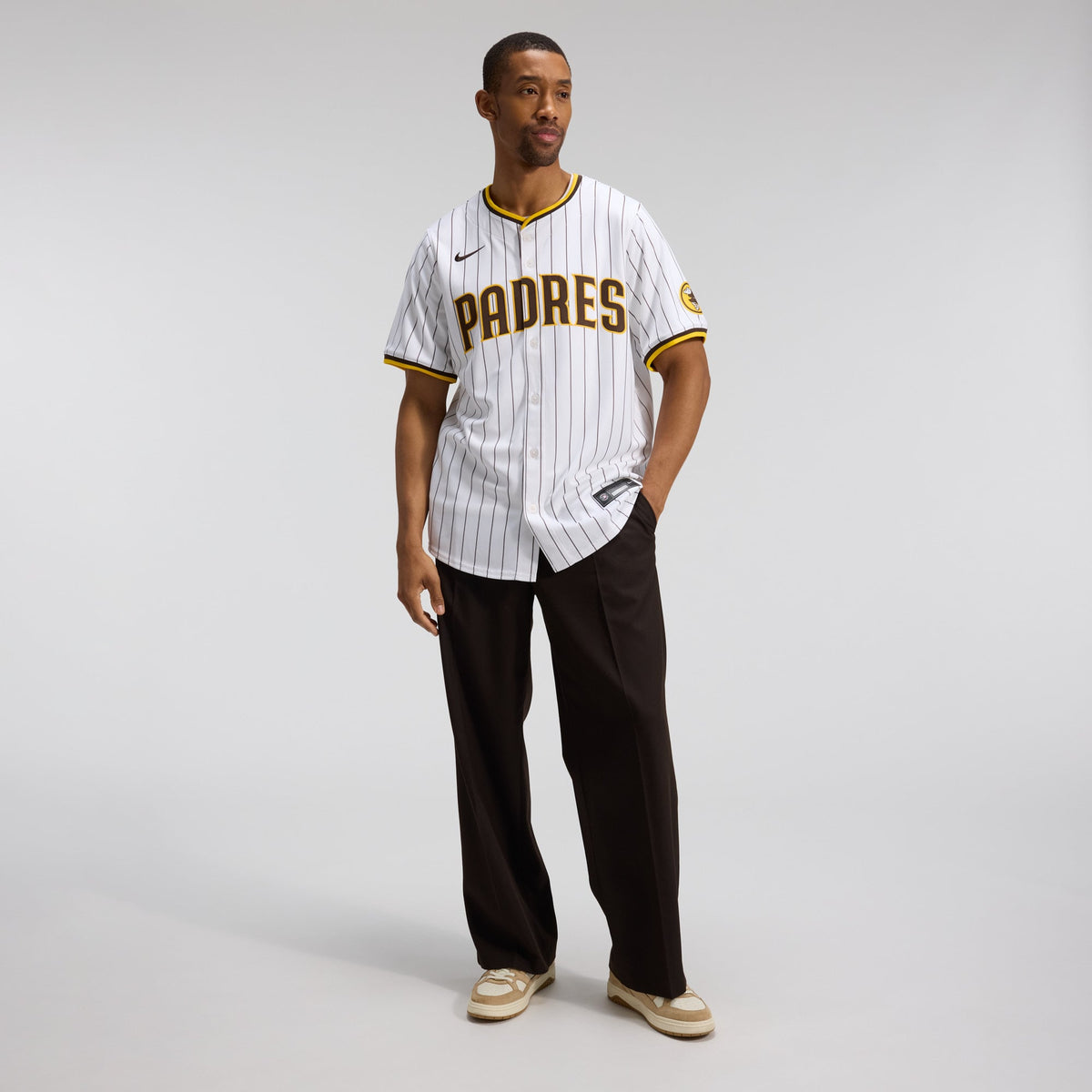 San Diego Padres Fernando Tatis Jr. Nike Khaki Alternate Limited Player Jersey