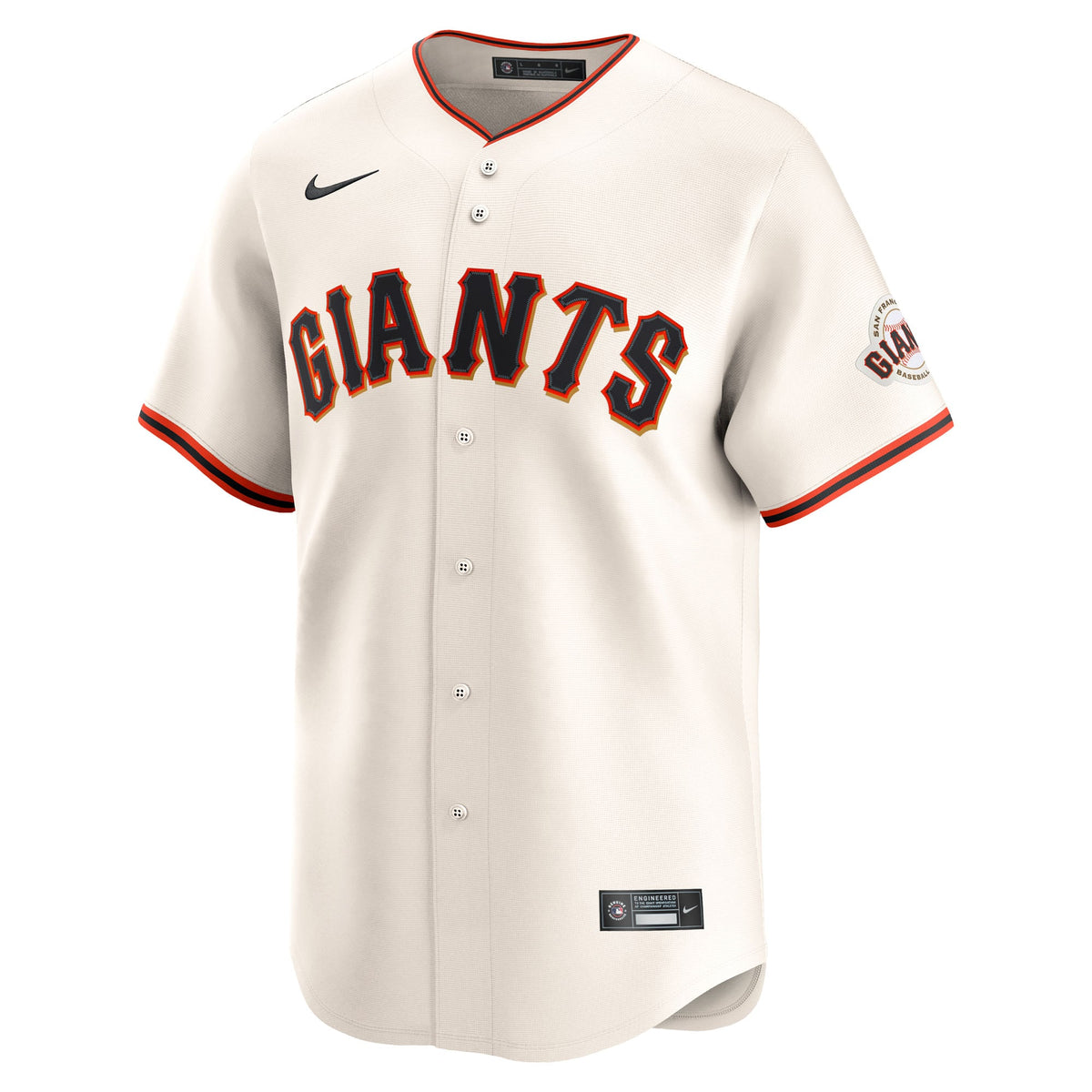 San Francisco Giants Rafael Devers Nike Cream Home Limited Player Jersey