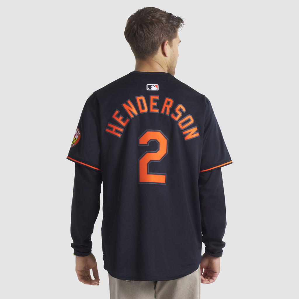 Baltimore Orioles Gunnar Henderson Nike Black Alternate Limited Player Jersey