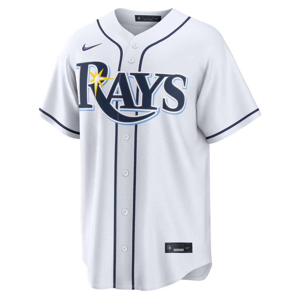 Tampa Bay Rays Nike White Home Replica Custom Jersey