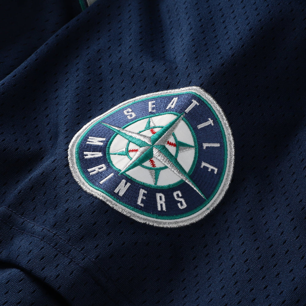 Seattle Mariners Mitchell & Ness Navy Big & Tall Cooperstown Collection Mesh Batting Practice Jersey