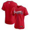 Atlanta Braves Nike Red Alternate Elite Jersey