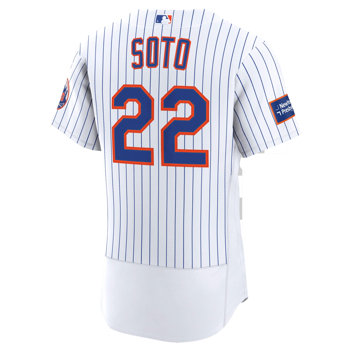 New York Mets Juan Soto Nike White Home Authentic Sponsor Patch Jersey