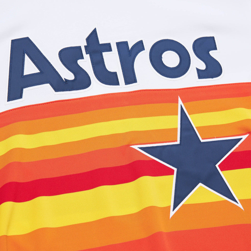 Houston Astros Lance Berkman Mitchell & Ness White 2004 Cooperstown Collection Authentic Throwback Jersey
