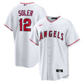 Los Angeles Angels Jorge Soler Nike White Home Replica Jersey