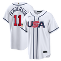 USA Baseball Gunnar Henderson Nike White 2026 World Baseball Classic Home Stadium Jersey