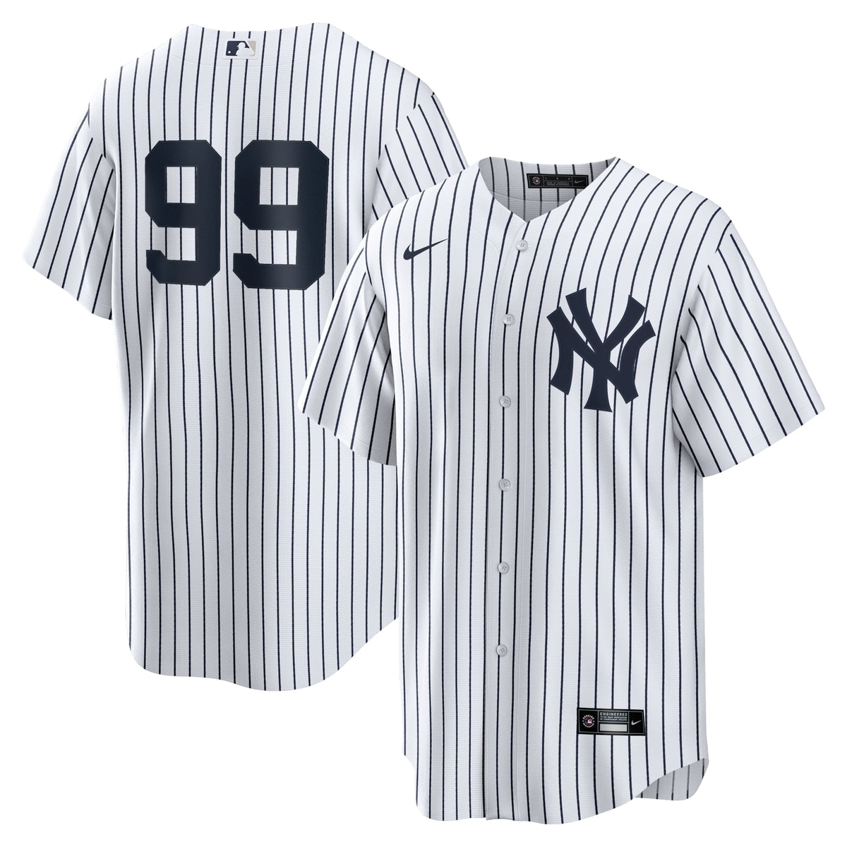 New York Yankees Aaron Judge Nike White Home Replica Jersey
