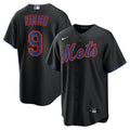 New York Mets Brandon Nimmo Nike Black Alternate Replica Jersey
