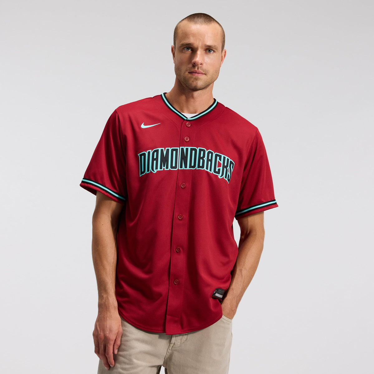 Arizona Diamondbacks Corbin Carroll Nike Crimson Alternate 2 Replica Jersey