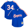 Texas Rangers Nolan Ryan Mitchell & Ness Royal Big & Tall Cooperstown Mesh Batting Practice Jersey