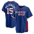 Puerto Rico Baseball Martín Maldonado Nike Royal 2026 World Baseball Classic Road Stadium Jersey