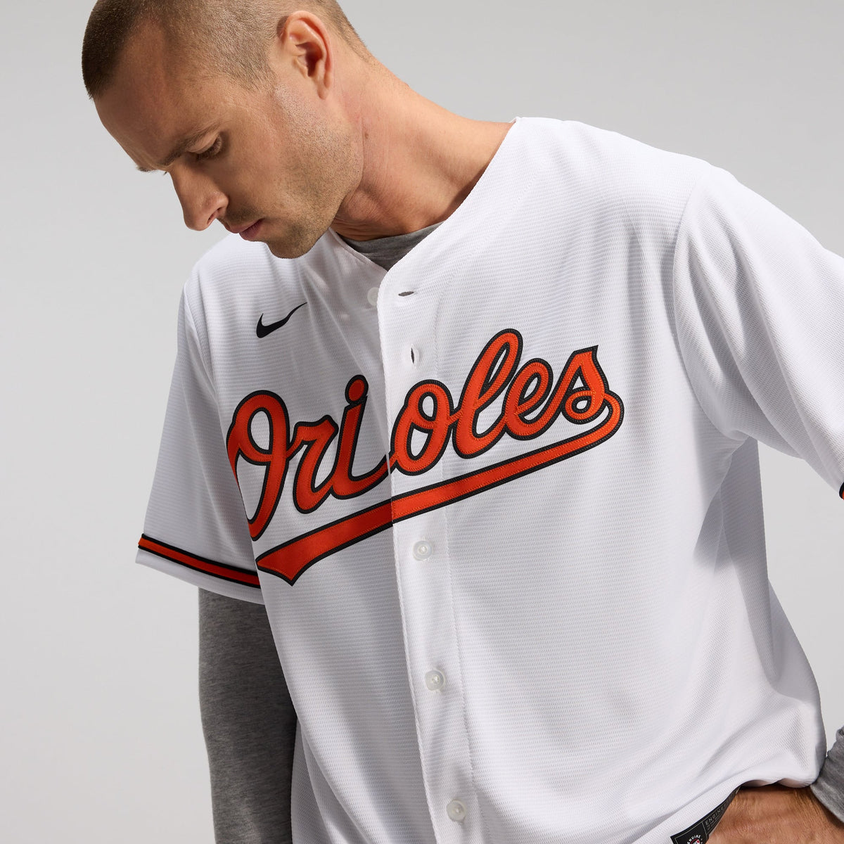Baltimore Orioles Nike Gray Road Replica Team Jersey