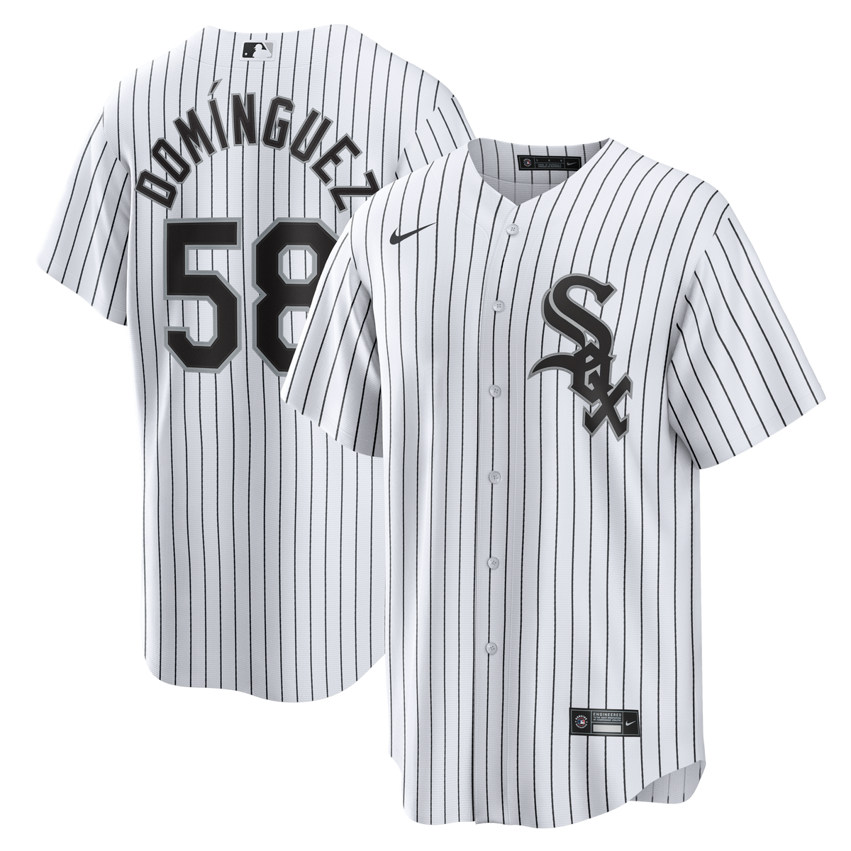 Chicago White Sox Seranthony Domínguez Nike White Home Replica Jersey