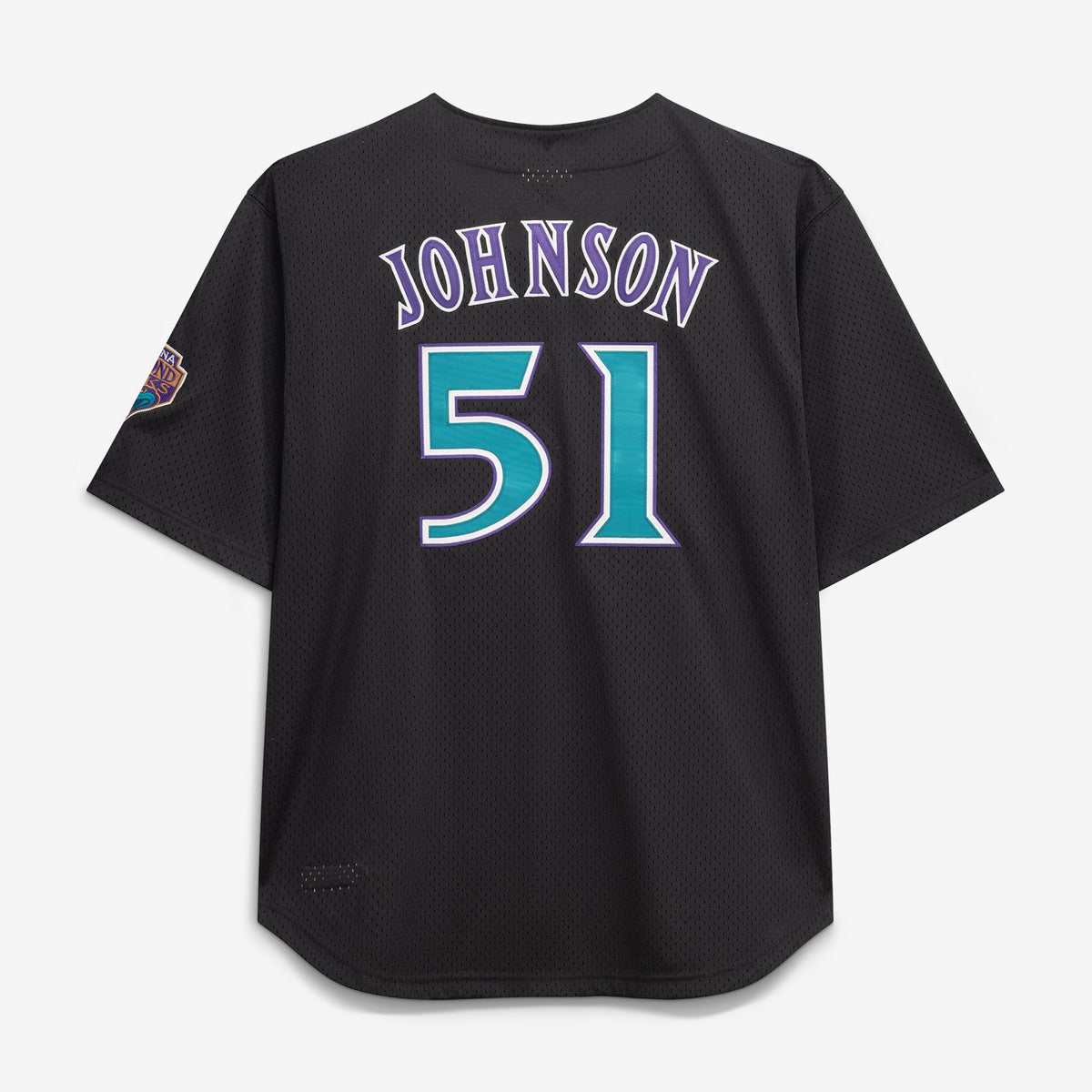 Arizona Diamondbacks Randy Johnson Mitchell & Ness Black Big & Tall Cooperstown Mesh Batting Practice Jersey