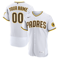 San Diego Padres Nike White Home Authentic Custom Jersey