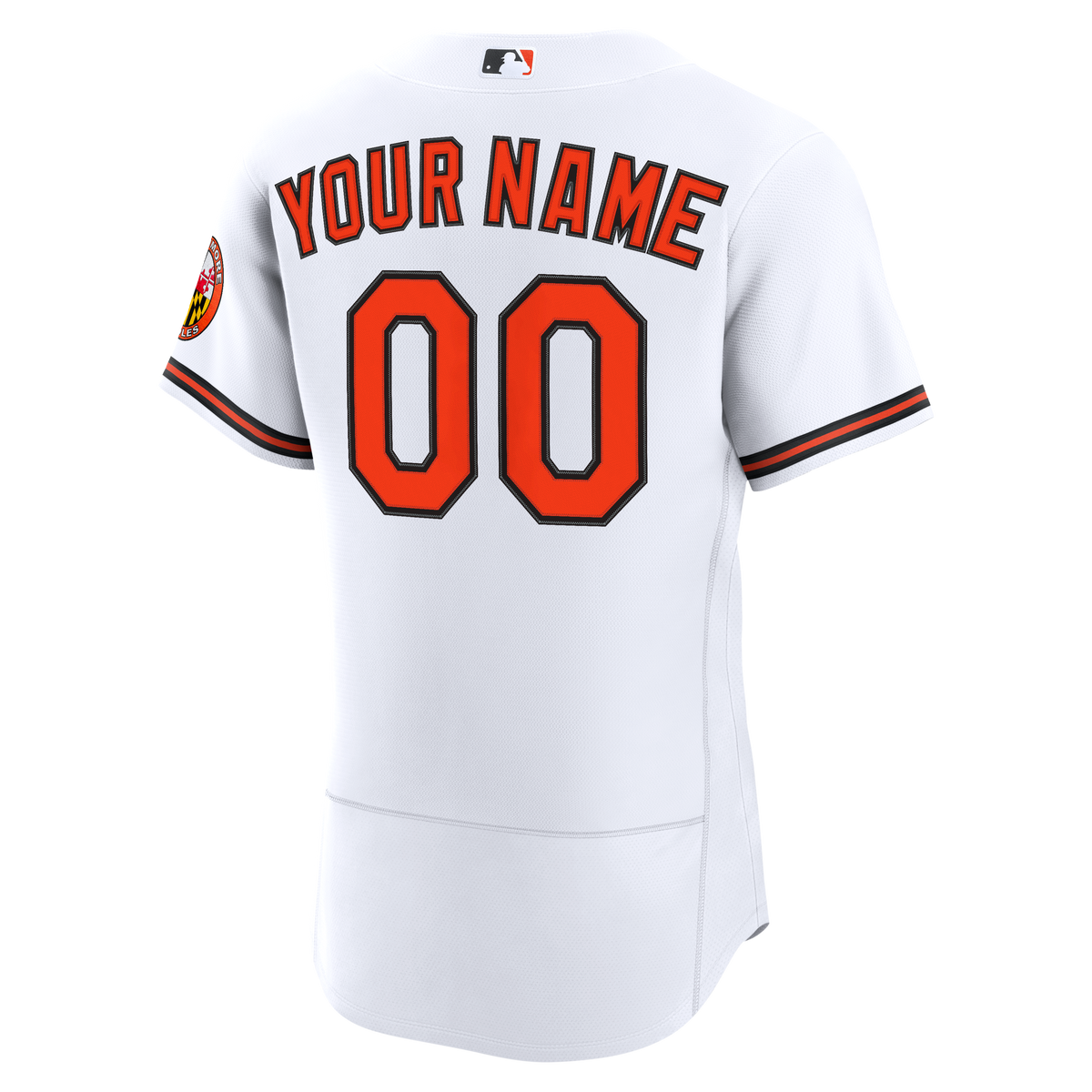 Baltimore Orioles Nike White Home Authentic Custom Jersey