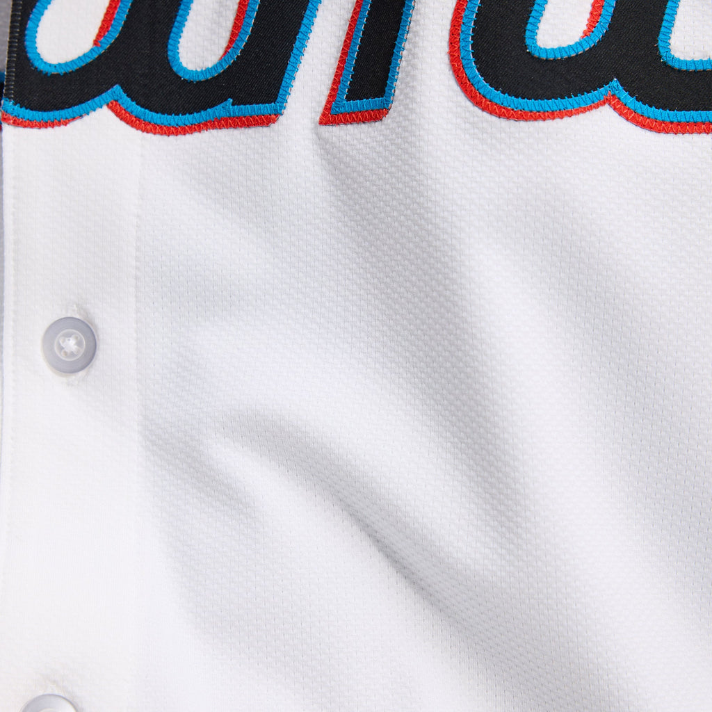 Miami Marlins Nike White Home Elite Jersey