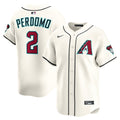 Arizona Diamondbacks Geraldo Perdomo Nike Cream Home Limited Player Jersey