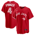 Toronto Blue Jays George Springer Nike Red Canada Day Replica Jersey