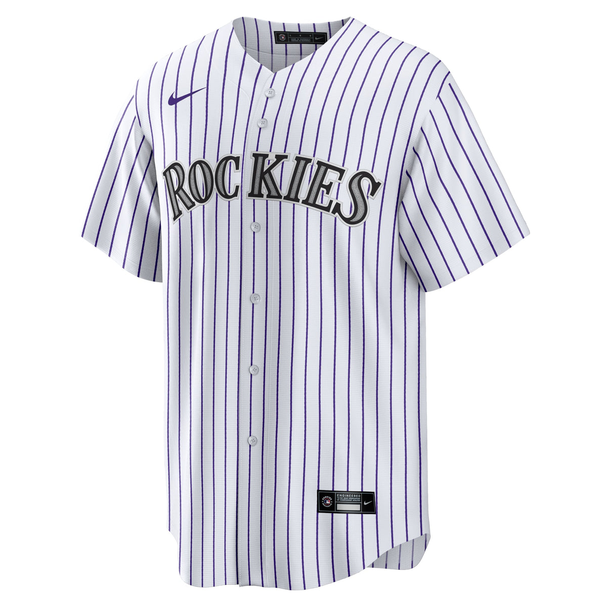 Colorado Rockies Ezequiel Tovar Nike White Home Replica Jersey