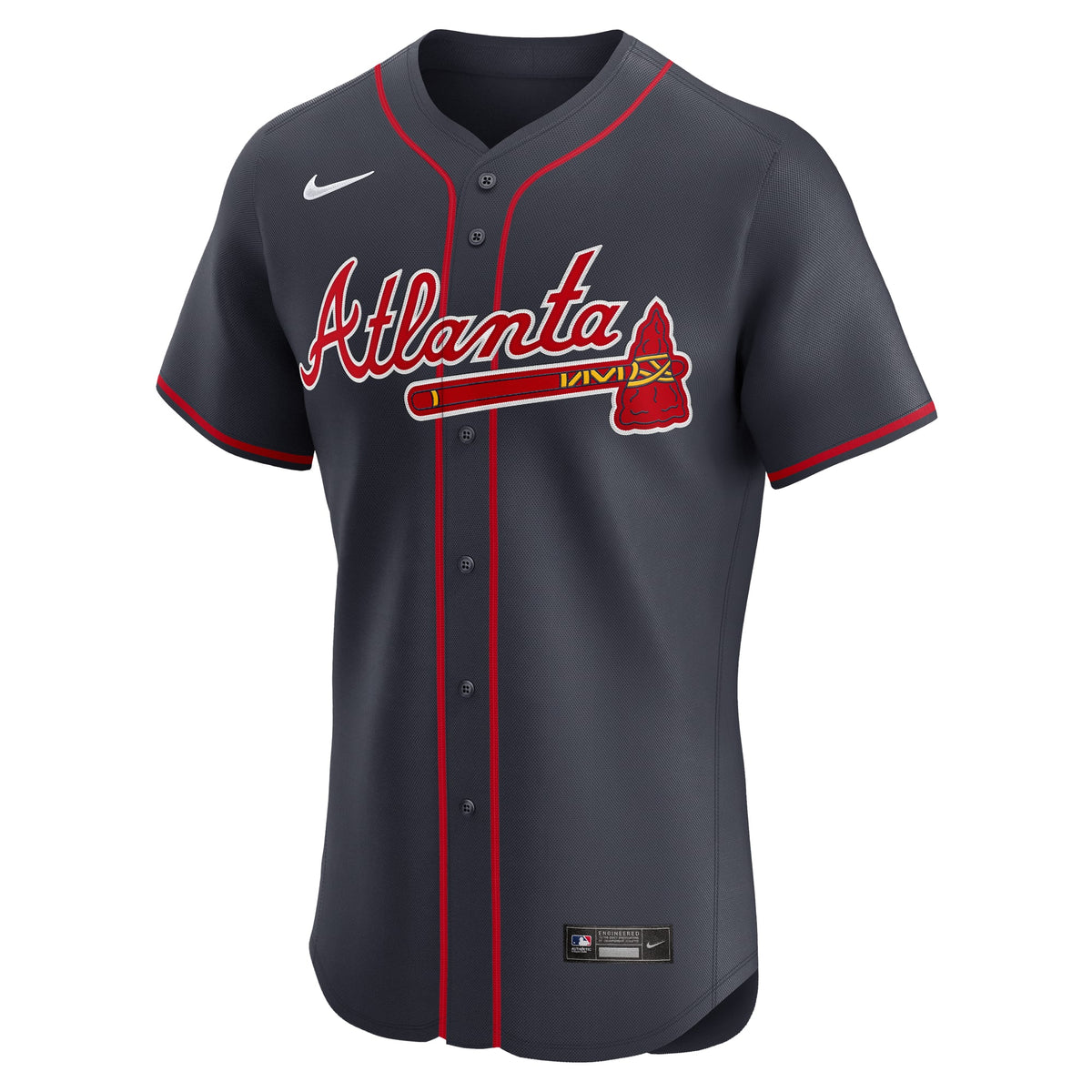 Atlanta Braves Nike Red Alternate Elite Jersey