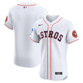 Houston Astros Nike White Home Elite Patch Jersey