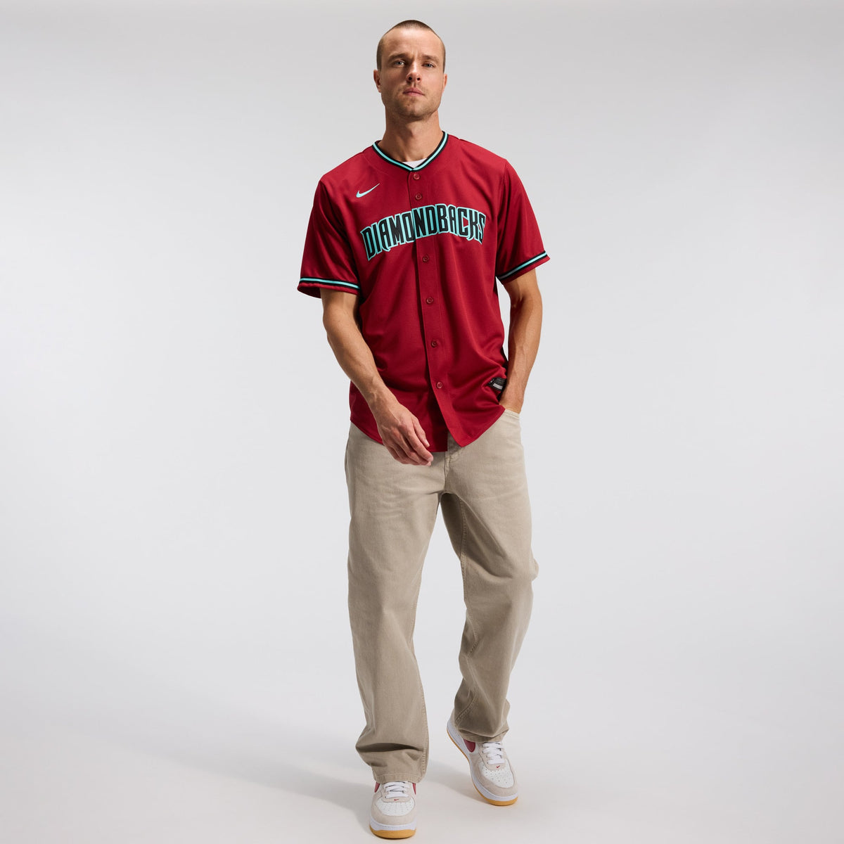 Arizona Diamondbacks Corbin Carroll Nike Crimson Alternate 2 Replica Jersey