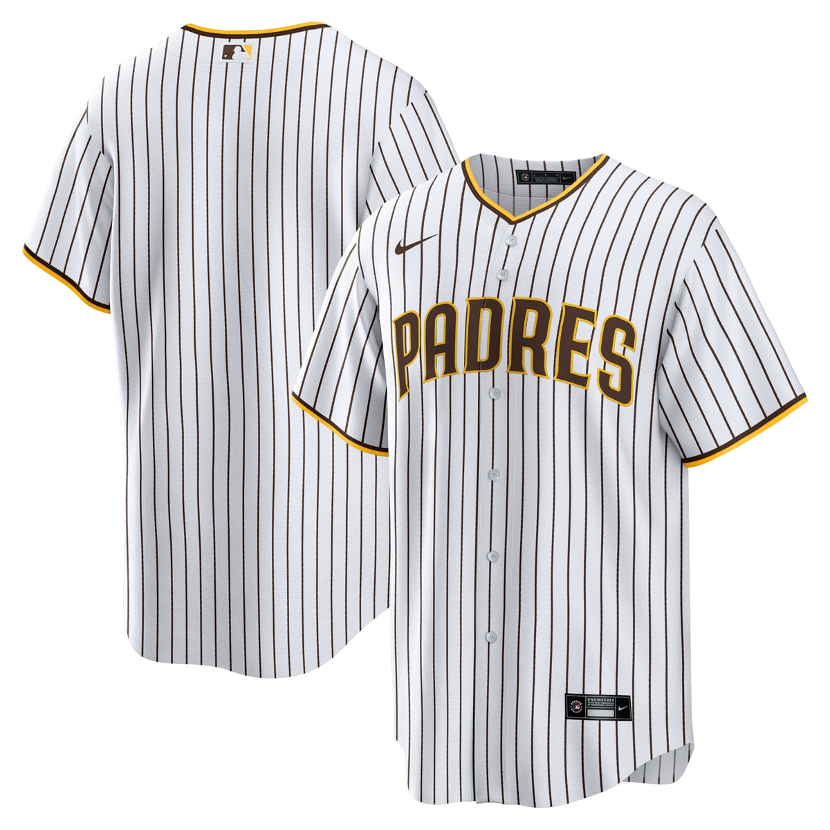 San Diego Padres Nike White Home Replica Team Jersey