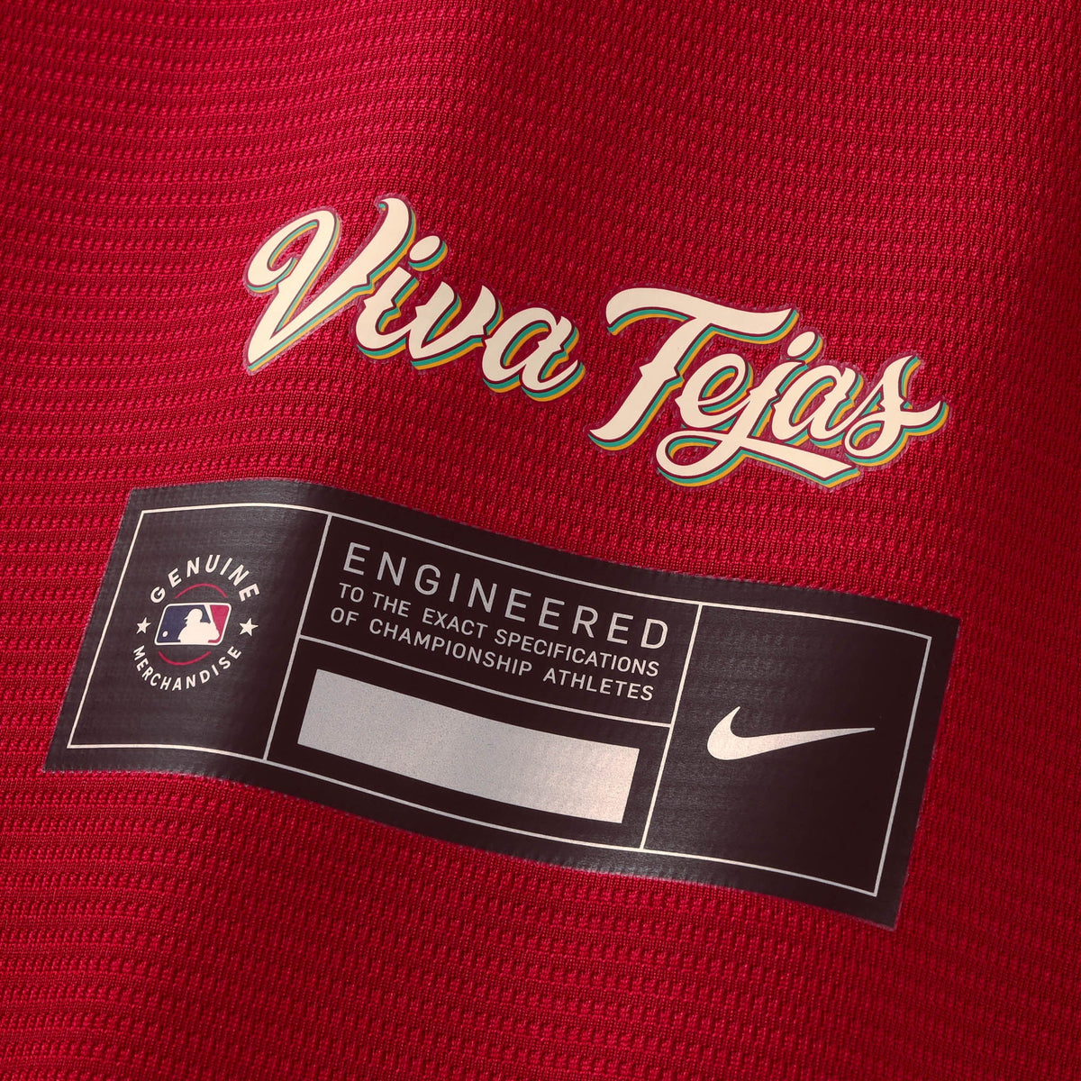 Texas Rangers Brandon Nimmo Nike Red 2026 City Connect Stadium Jersey