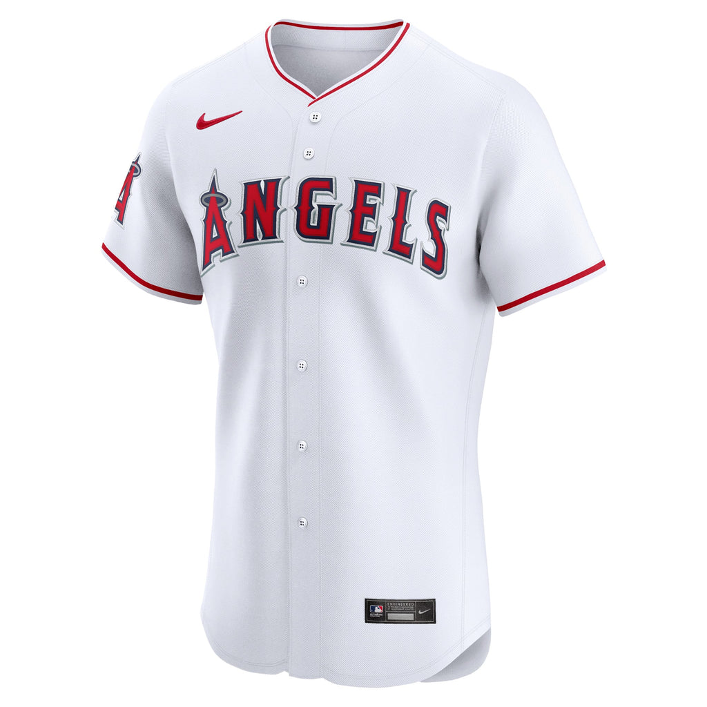 Los Angeles Angels Nike White Home Elite Jersey